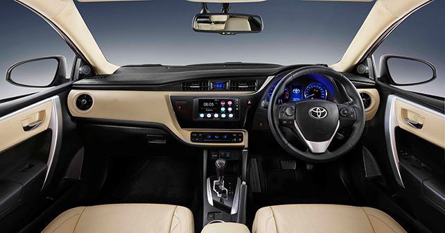 2017 Toyota Corolla Altis Facelift Interior Cabin