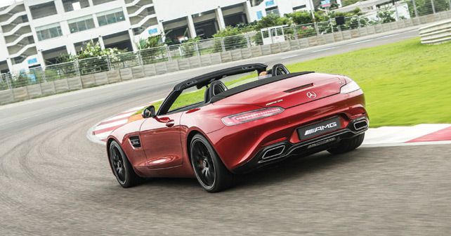 2017 Mercedes-AMG GT Roadster Rear Three Quarter