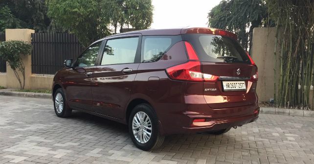 Maruti Suzuki Ertiga Rear Three Quarter Static M