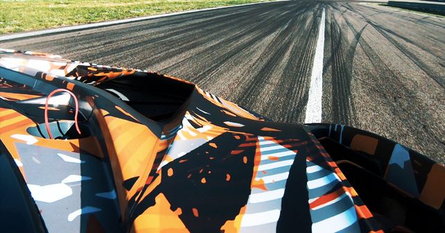 New Lamborghini Squadra Corse track-only hypercar bonnet