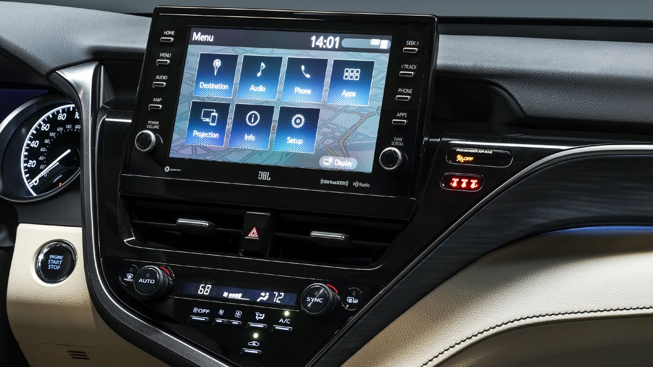 2021 Toyota Camry Floating Touchscreen