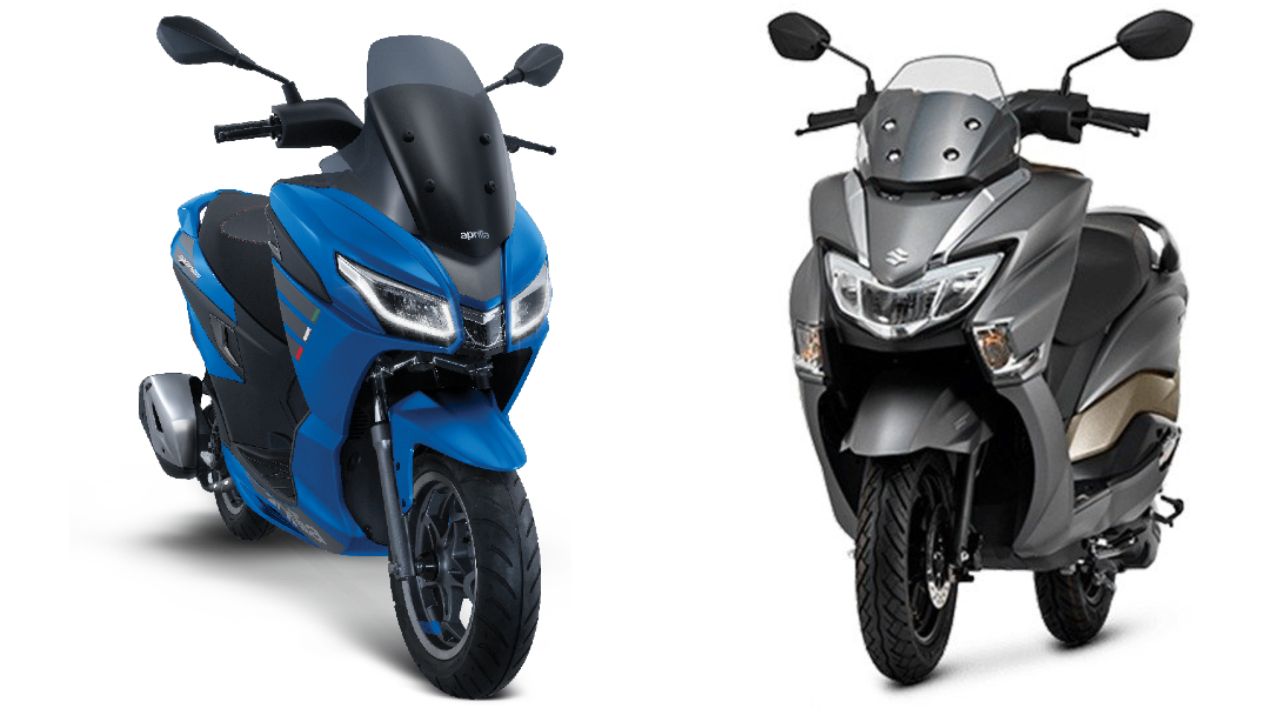 Aprilia SXR 125 Vs Suzuki Burgman Street Spec Comparison 3 