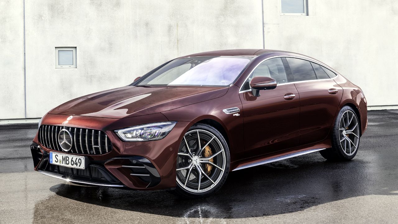 2022 Mercedes AMG GT 4 Door Edition 2021 Front Quarter Static