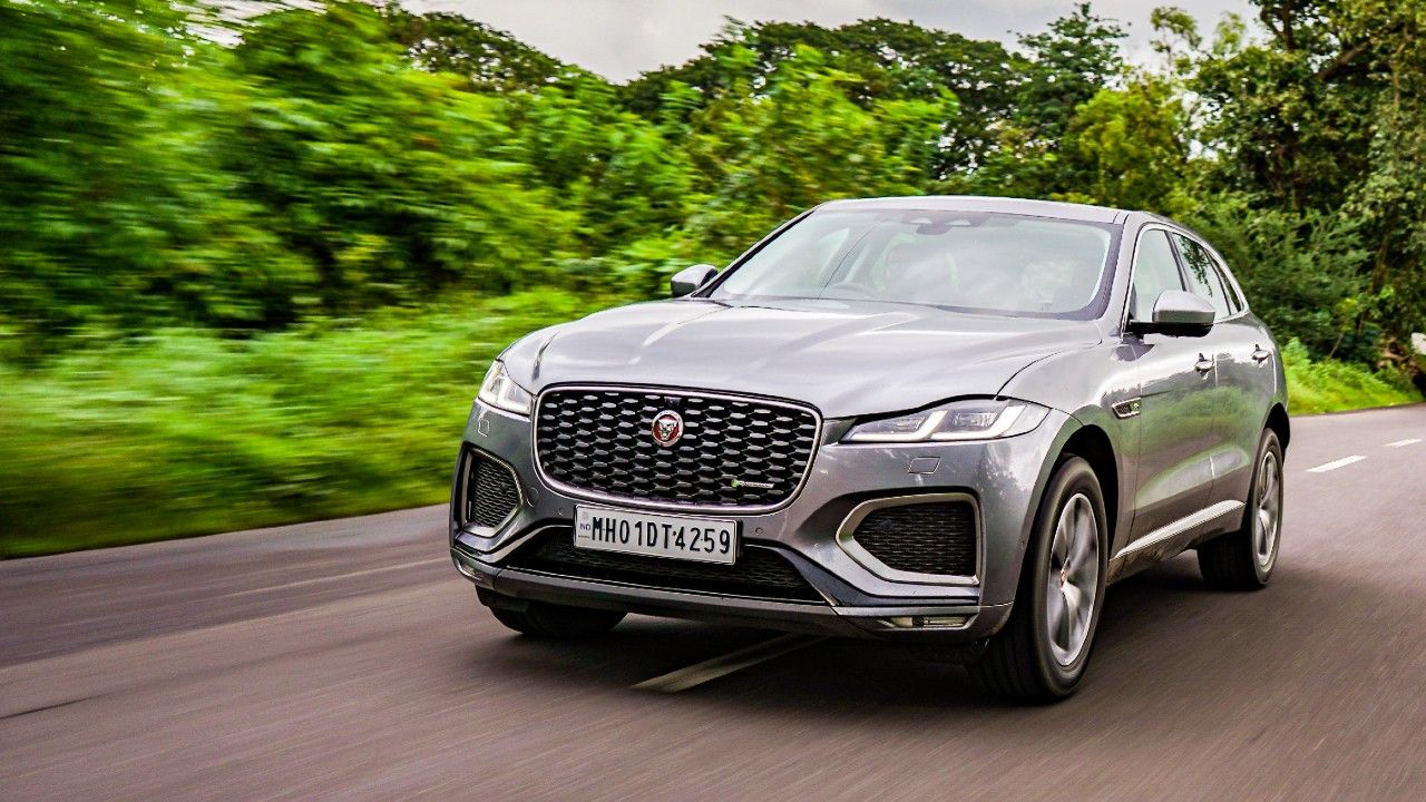 2021 Jaguar F Pace Facelift Front Action