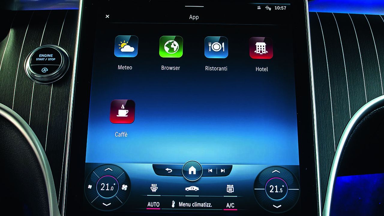 2022 Mercedes Benz C Class Infotainment Screen 4