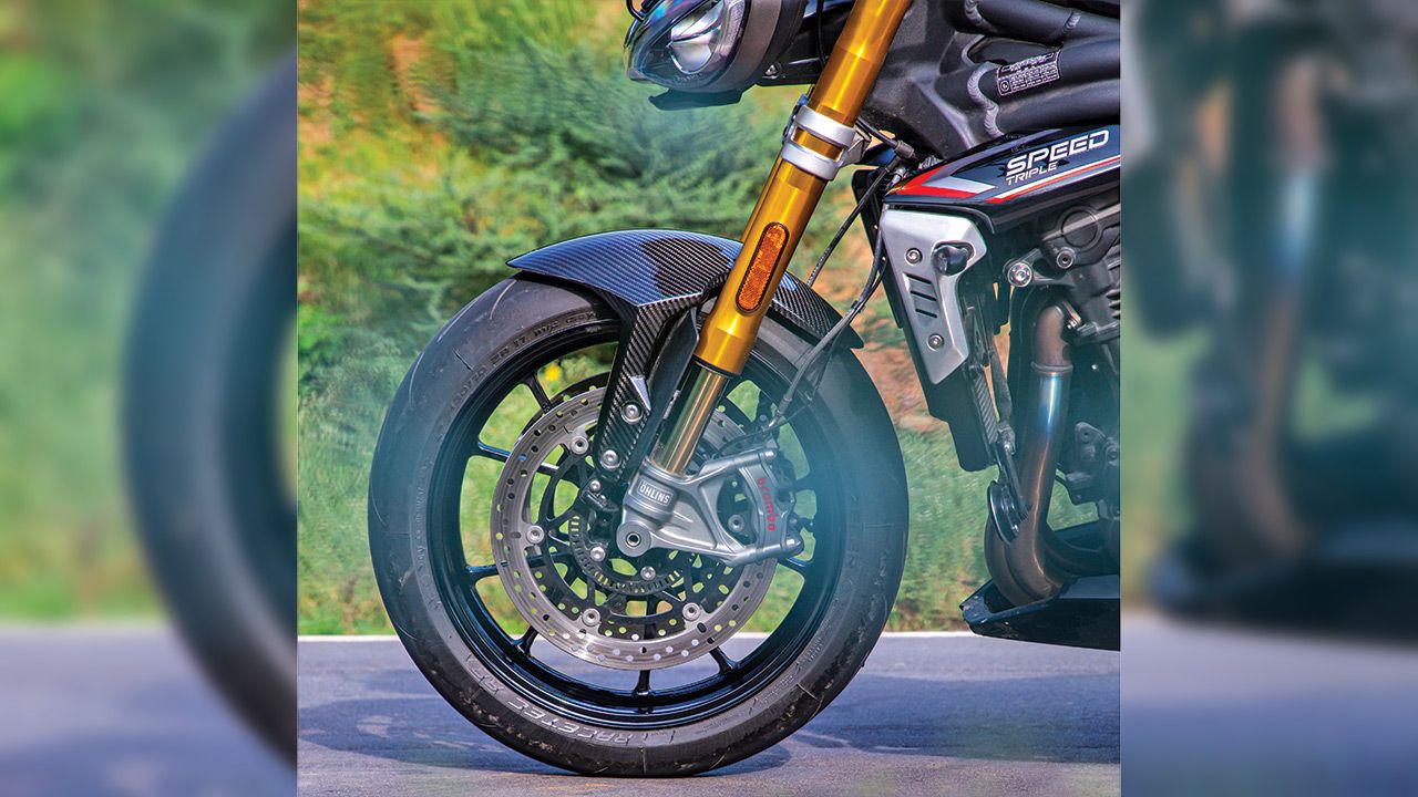 2021 Triumph Speed Triple RS Front Suspension