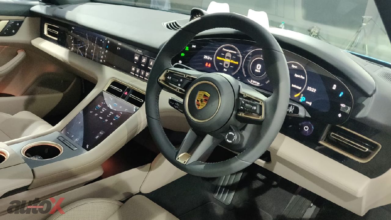 Porsche Taycan Cabin Dashboard Details