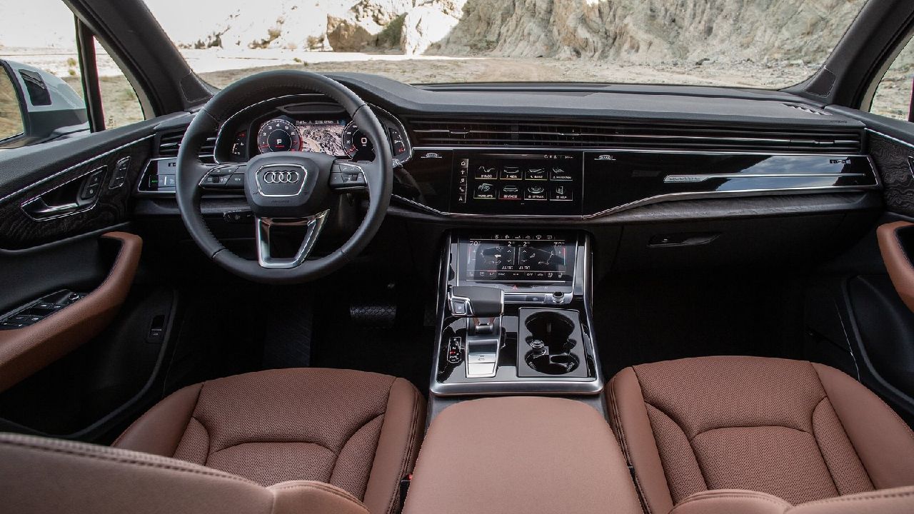 Audi Q7 Facelift Cabin Details