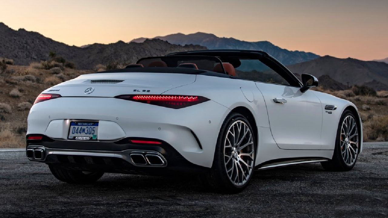 Mercedes Benz SL55 Rear Quarter