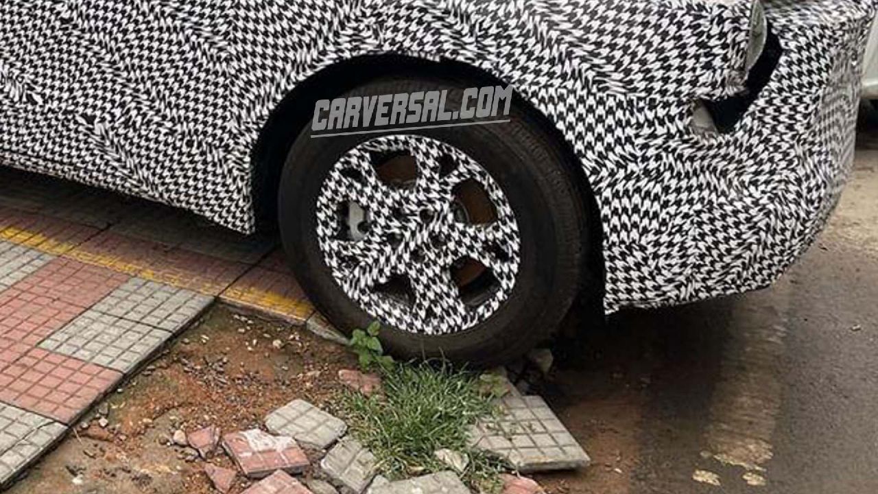 Mahindra XUV E8 Spy Shot Wheels