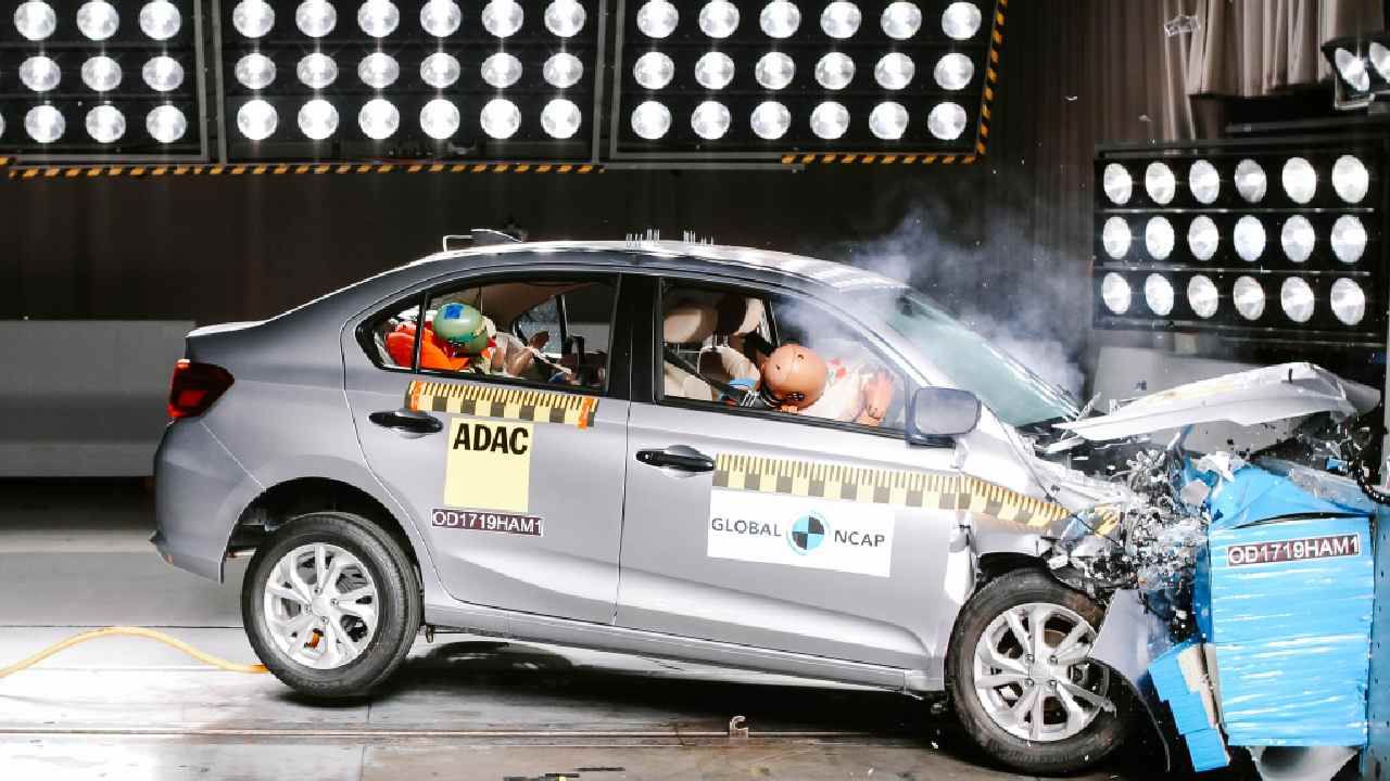 Honda Amaze GNCAP Safety Test