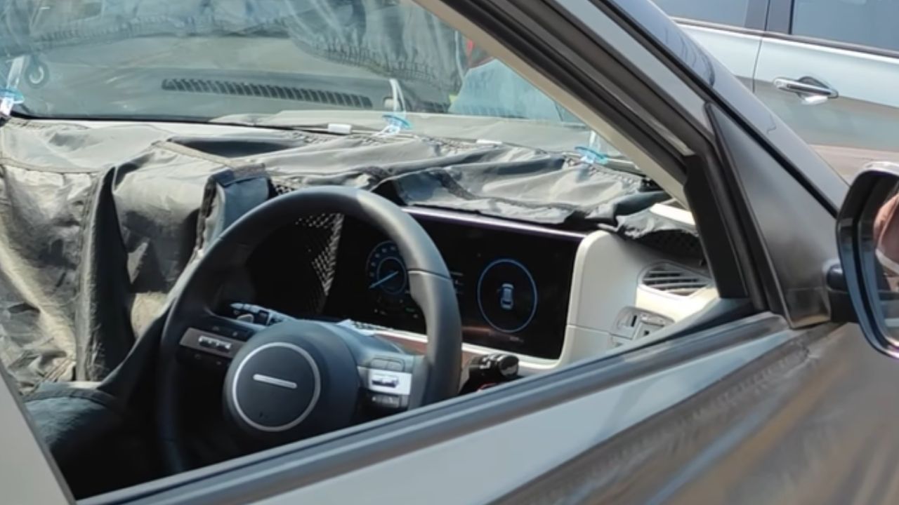 Hyundai Creta EV Interior Spy Shot