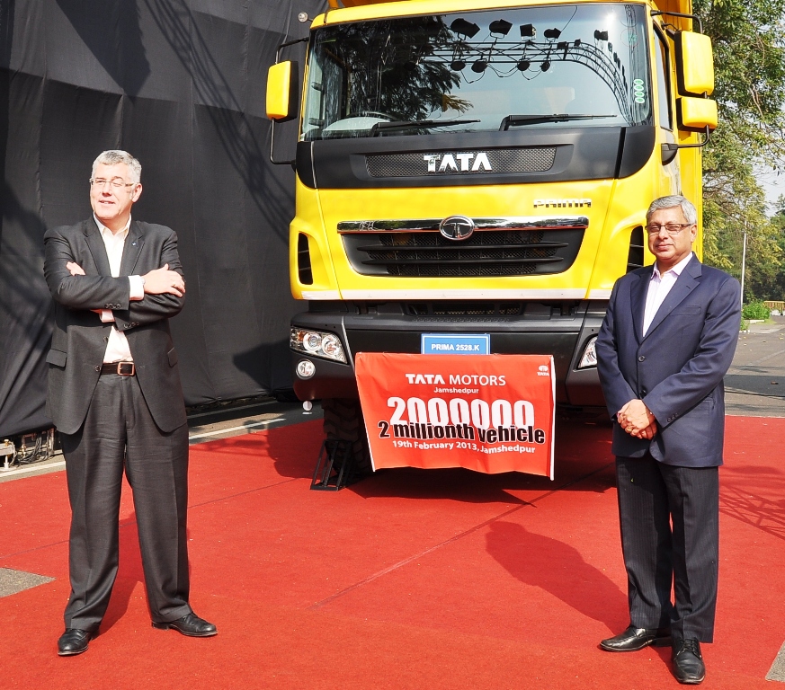 Tata Motors' Jamshedpur plant rolls out its 2 millionth Truck