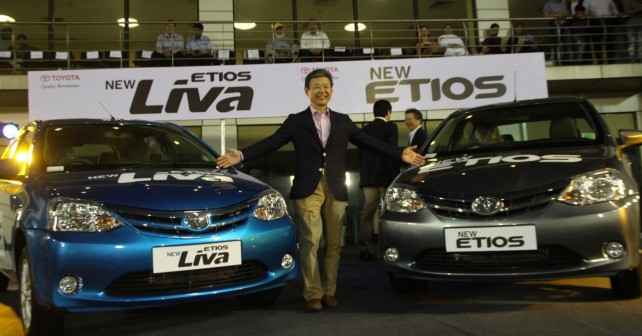 Toyota introduces the new Liva and Etios in India