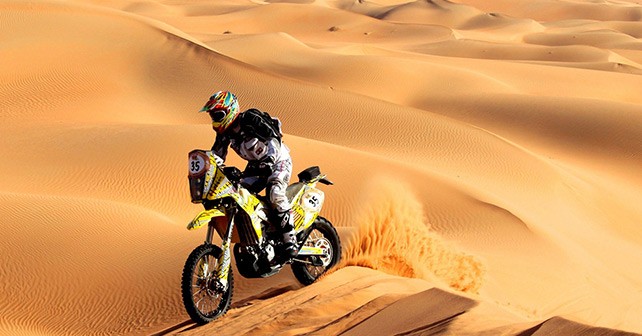 Abu Dhabi Desert Challenge: Santosh still recovering