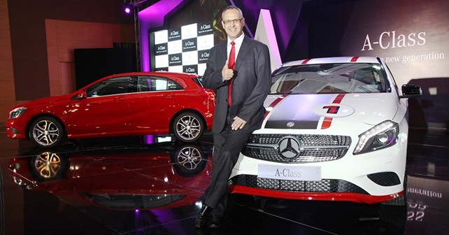 Mercedes Benz launches the A-Class