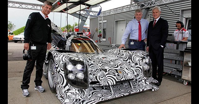 Porsche reveals new LMP1 prototype race car