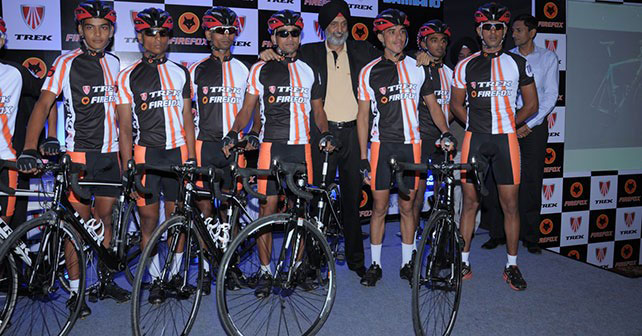 Firefox Launches India's very first Cycling Team - Team Trek Firefox