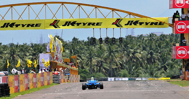 Prasad clean-sweep headlines second round of JK Tyre Championship, Maini impresses