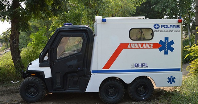 Polaris showcases 6x6 all-terrain Ambulance