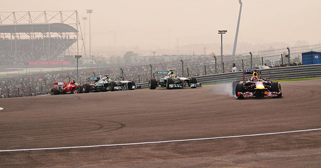 F1 Indian Grand Prix report: Vettel smokes field to fourth crown