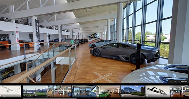Lamborghini launches exclusive museum indoor view on Google Maps