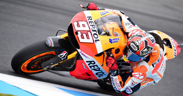 MotoGP Australia: Marquez takes pole from Crutchlow and Lorenzo