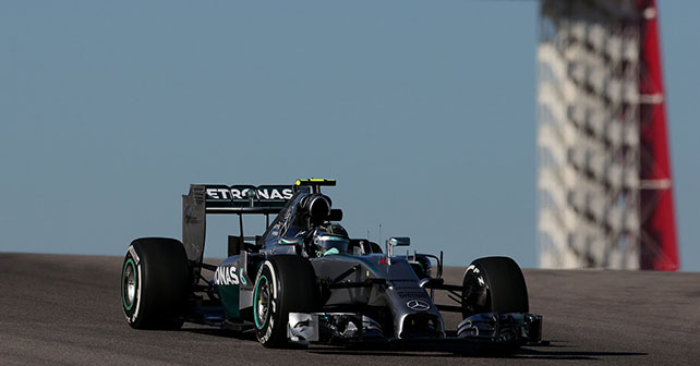 F1 United States Grand Prix: Rosberg beats Hamilton for pole