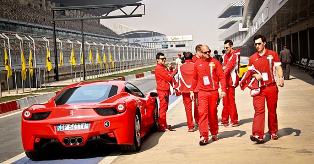 Ferrari officially makes its presence felt in India