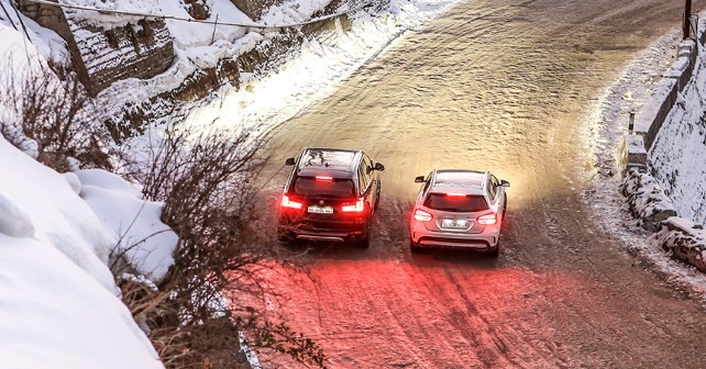 BMW X5 & Mercedes-Benz GLA 45 AMG - In the hunt for snow