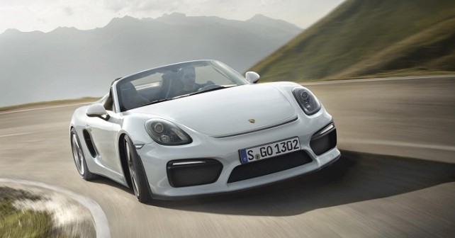 Porsche’s Boxster Spyder launched at the New York International Auto Show