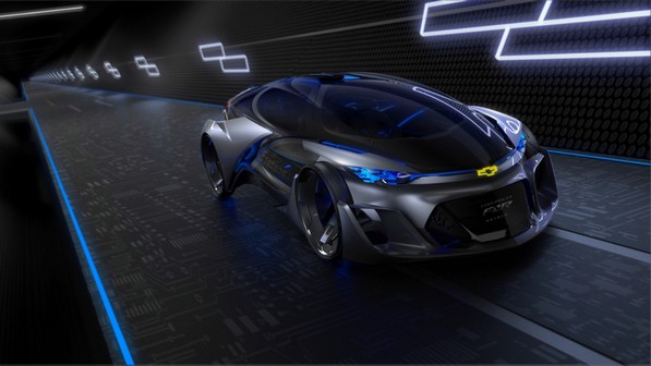 Chevrolet unveils futuristic self-driven car in Shanghai