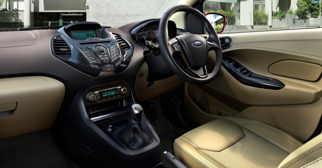 Ford Figo Aspire's interiors revealed