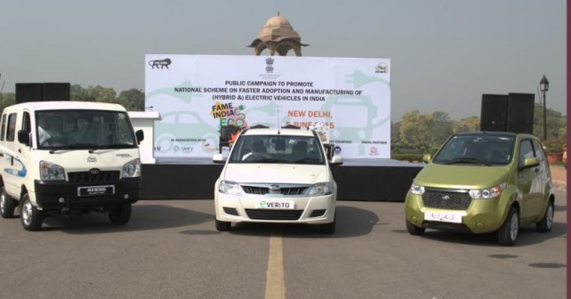Mahindra participates in FAME Eco drive with its electric vehicles