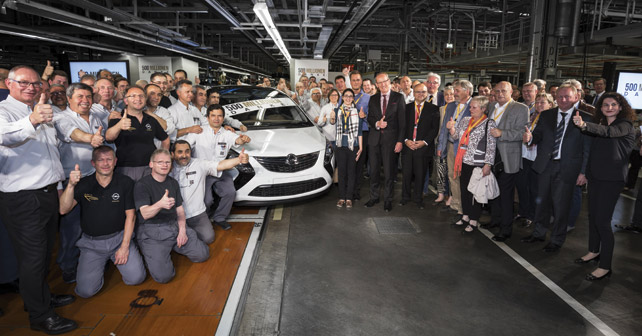 General Motors celebrate its 500 millionth vehicle