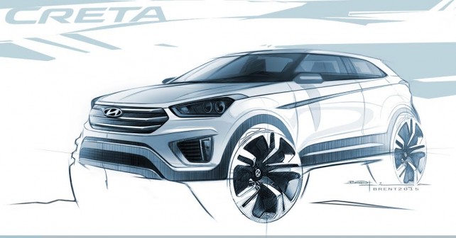 Hyundai unveils design renderings of Creta SUV