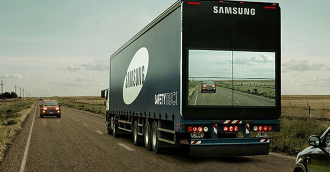 Samsung to improve Road Safety with Transparent Truck