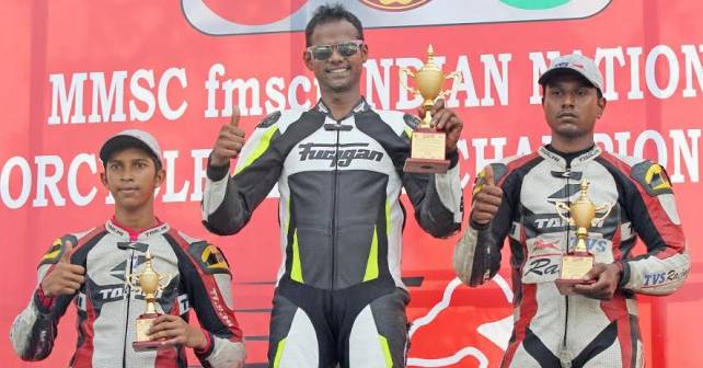 National Motorcycle Racing: Jagan Kumar and Rajini Krishnan victorious in Group B