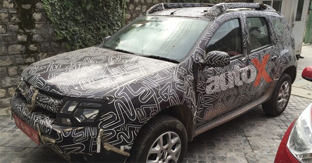 Renault Duster automatic spied