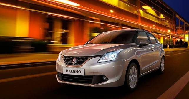Maruti Baleno - variant-wise specifications