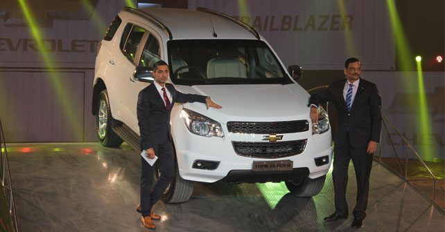 Chevrolet Trailblazer launched at Rs. 26.40 lakh