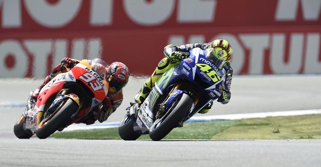 Rossi demoted to back of the grid in Valencia