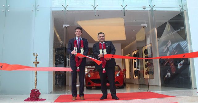 Ferrari inaugurates Delhi showroom