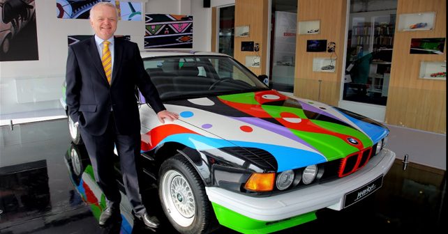 BMW 730i Art Car showcased at India Art Fair