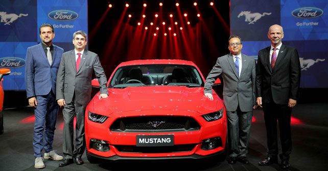 Ford Mustang showcased, India launch in second-quarter of 2016