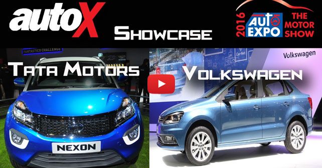 Tata Motors & Volkswagen Showcase Auto Expo 2016 Video