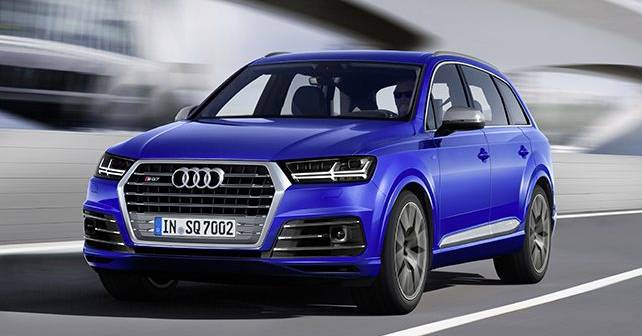 Audi Uncovers SQ7 TDI With Its 3 Turbo Chargers!