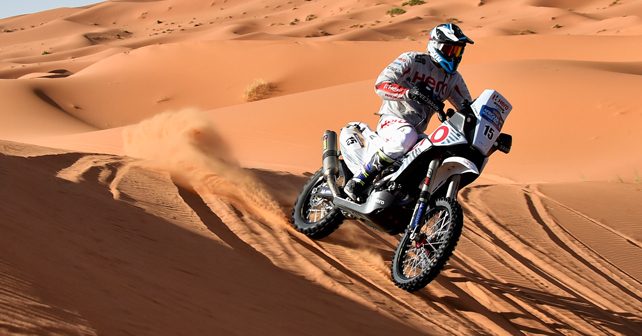 CS Santosh improves to 18th overall after day two of Merzouga Rally