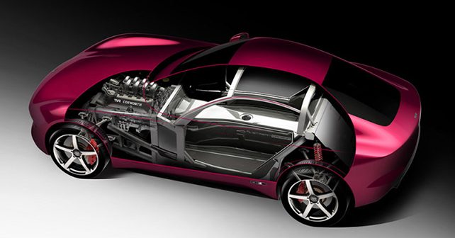 TVR teases with new carbon Chassis for new sportscar