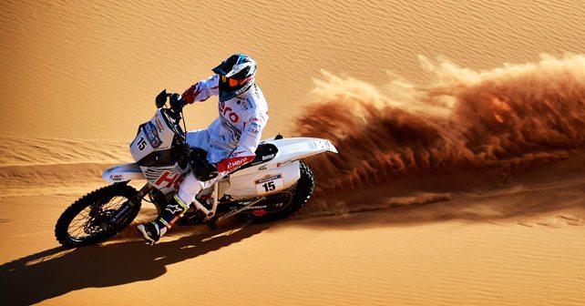 Hero and CS Santosh head to Dakar